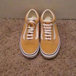 Brand New Old Skool Yellow Vans